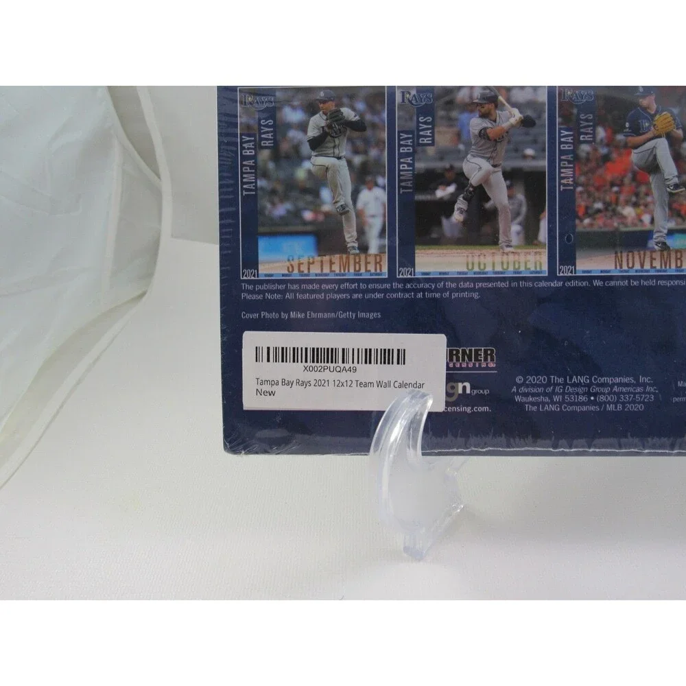Tampa Bay Rays 2021 Calendar Calendar – Wall Calendar, September 15, 2020